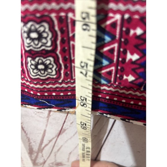 Dashiki Veritable African Real Wax Block Print Hitarget 816838 Fabric Red Blue - Picture 3 of 8